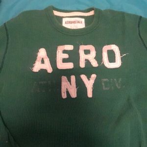 XL green Aeropostale thermal long sleeve shirt